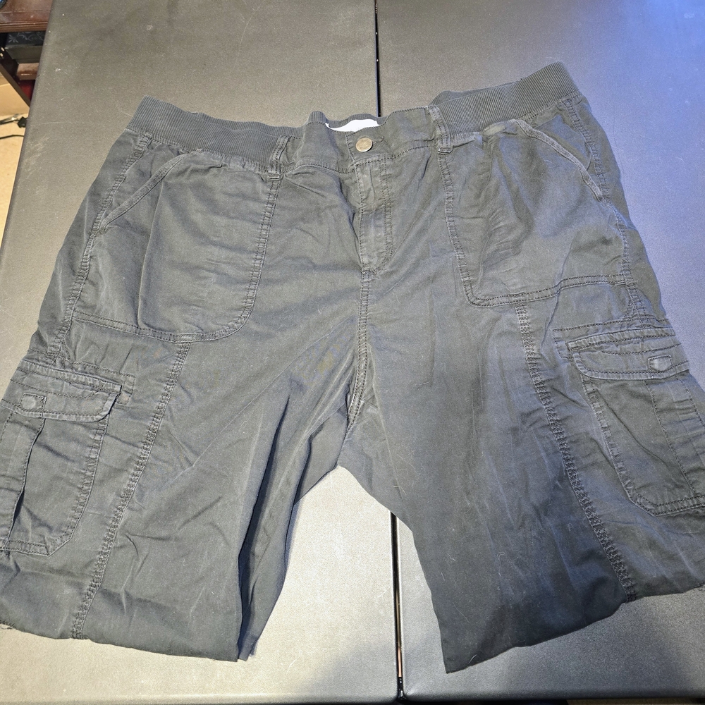 Black Cargo Shorts